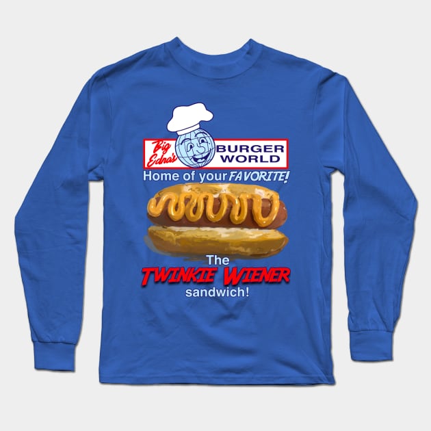 Your FAVORITE! The Twinkie Wiener Sandwich! Long Sleeve T-Shirt by dryanmowry